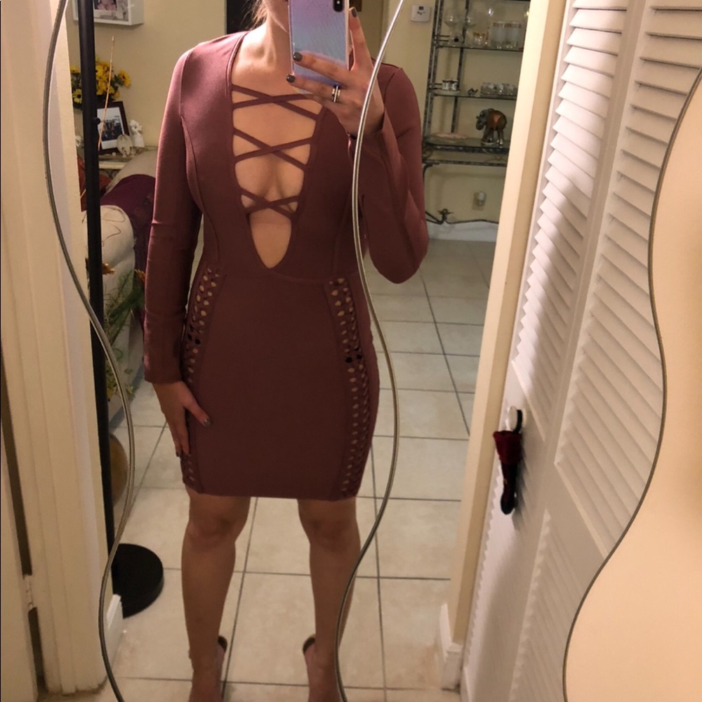LIKE NEW Fashion Nova Bandage Dress